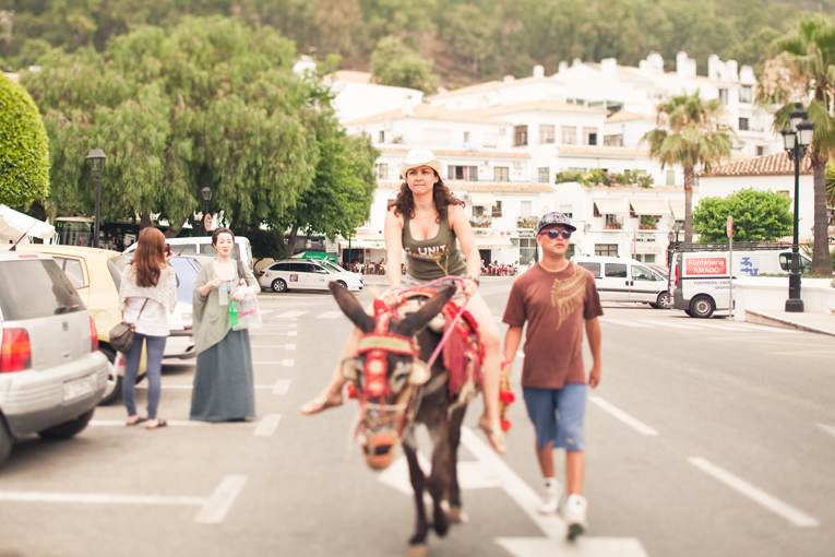 riding donkey in Mijas, Spain Toronto Photographer : riding donkey in Mijas, Spain