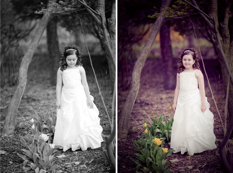 posing for portraits for First Communion Toronto First Communion Photography : posing for portraits for First Communion
