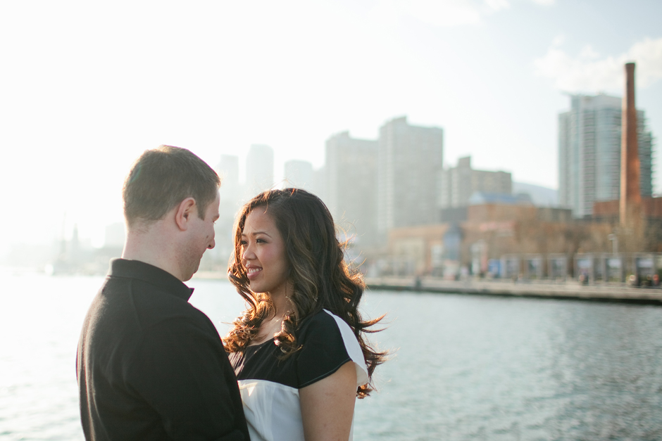 Jennifer and Steve looking at each other Jennifer and Steve looking at each other