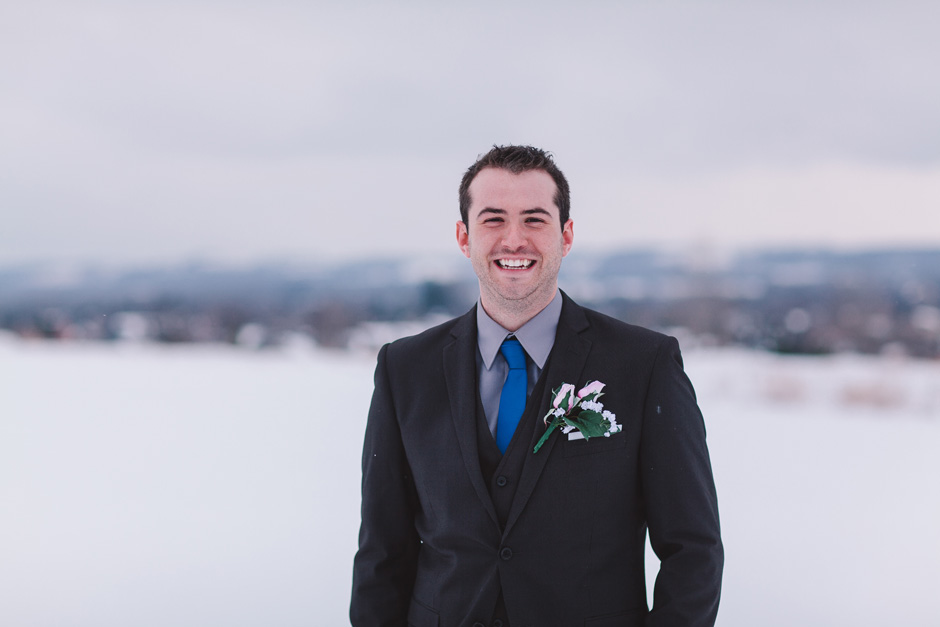 Groom Posing