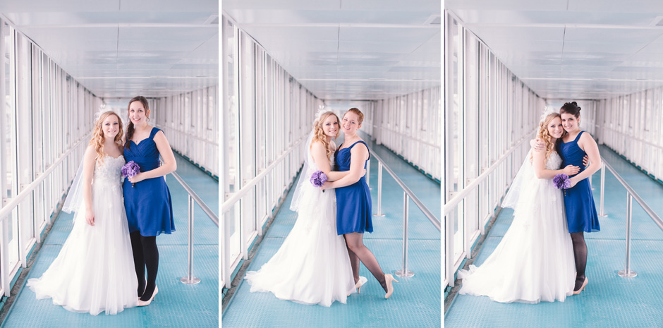 Portraits with Bridesmaid at Atlantis Pavilions in Toronto
