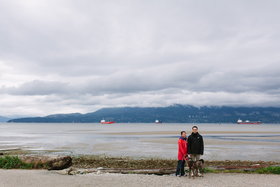 Taking a picture of Sam Obeid and Christine Lee in Vancouver