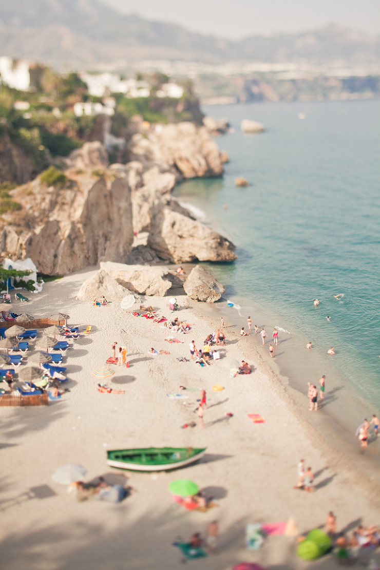 Toronto Photographer : Nerja, Spain : tilt-shift picture