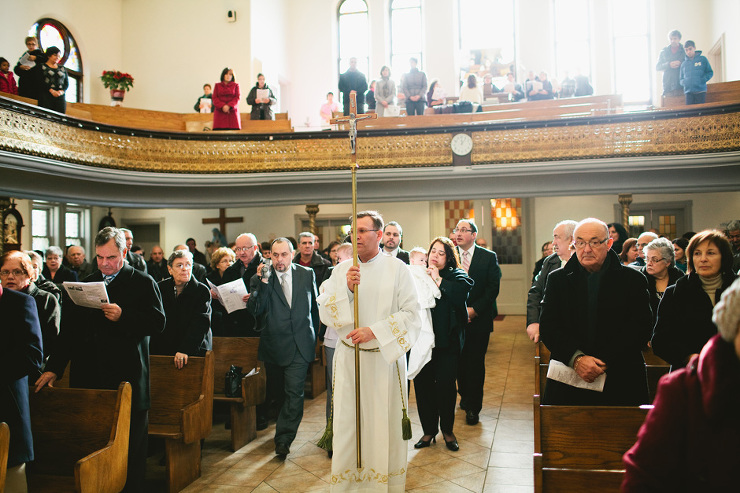 Toronto Baptism Photographer - entering the Church