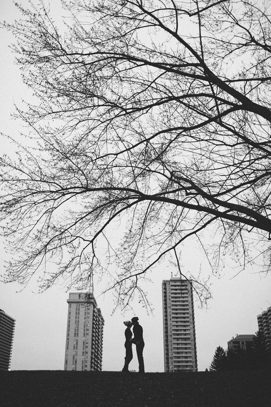 Silhouette Couples Toronto portrait photographer