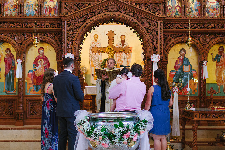 Toronto Baptism Photographer at Greek Orthodox Church