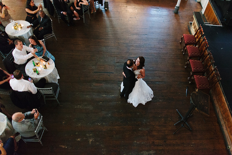 Toronto Wedding Photographers at Berkeley Church : the First Dance