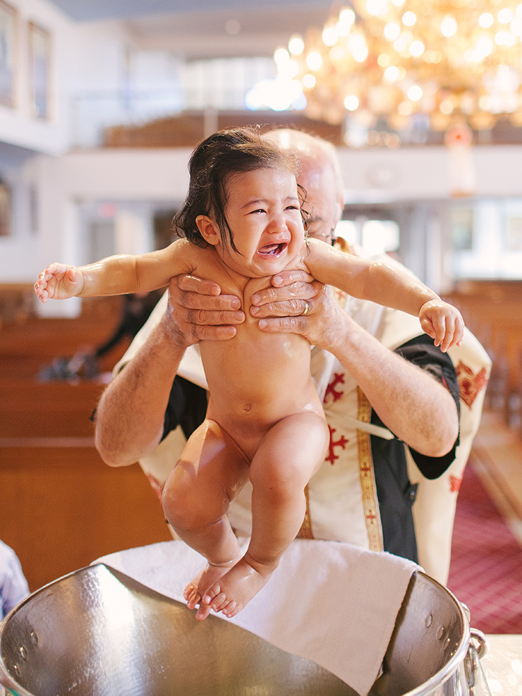 Baptism Photographer at Greek Orthodox Church in Toronto