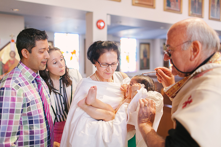 Baptism Photographers at Greek Orthodox Church in Toronto