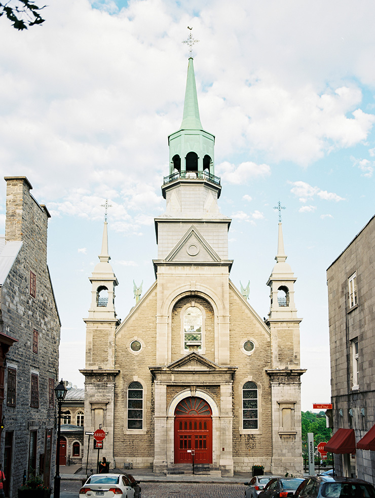 Church in Old Montreal on Rue St. Paul Kodak Ektar Film