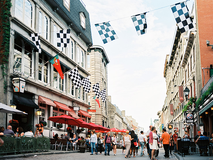 Rue St. Paul in Old Montreal Travel Photography Pentax 645n