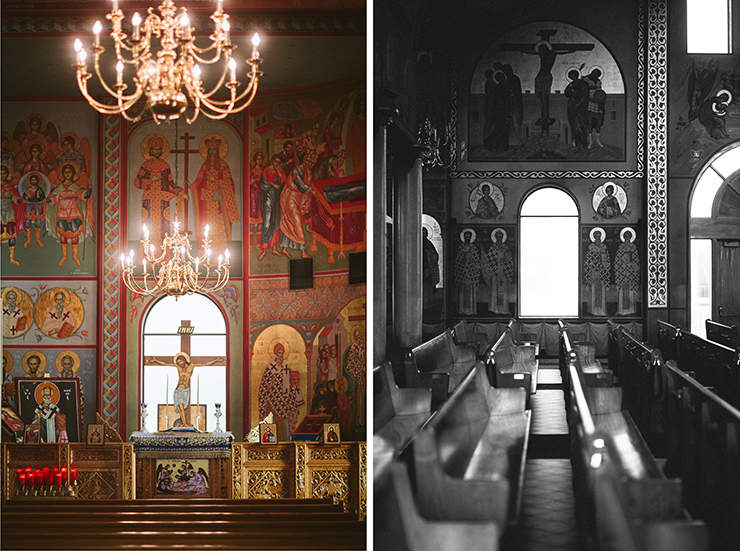 St Nicholas Greek Orthodox Church in Toronto Baptism photography