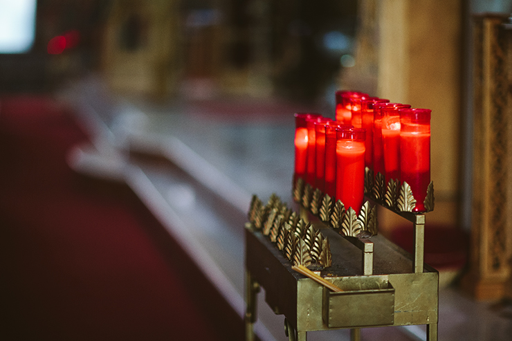 Candles in Church