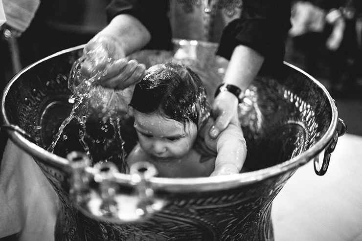 Baptism photographer at St. George's Greek Orthodox Church of Toronto