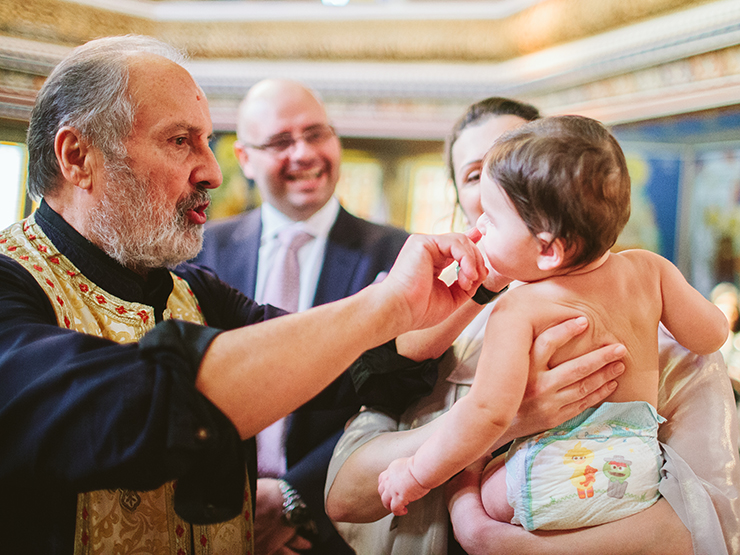 Baptism Photography at St. George Greek Orthodox Church of Toronto