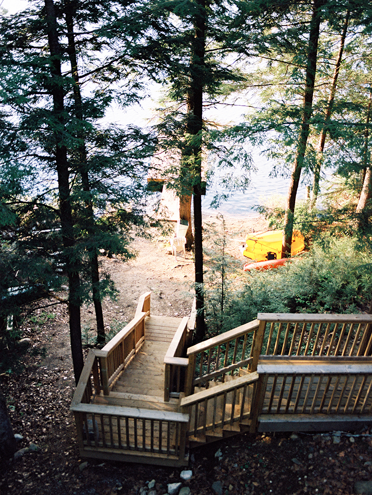 Cottage film photography up north in Ontario