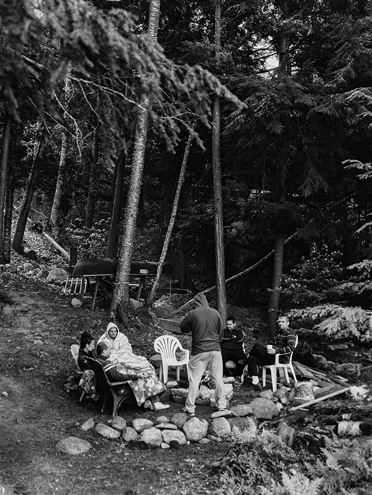 Cottage film photography up north in Ontario Delta 3200