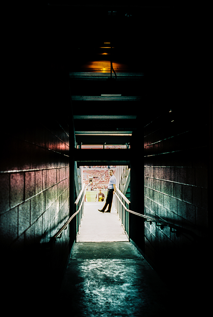 Entering BMO Field stadium