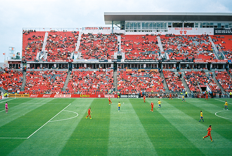 BMO Field in Toronto Contax G2 Ektar 100