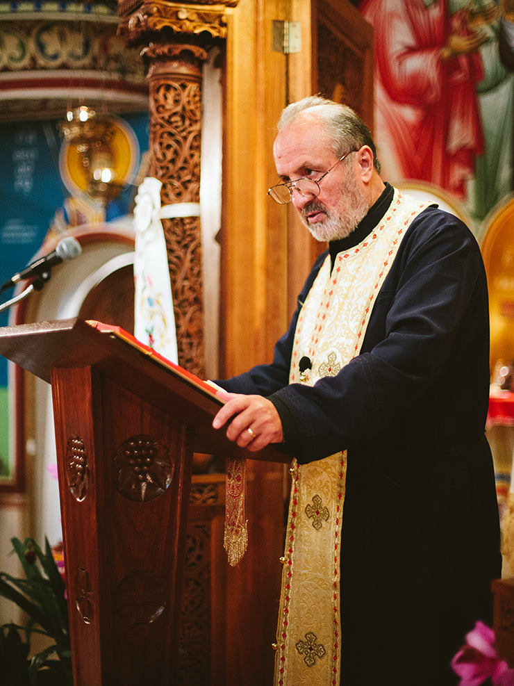Priest at St. George's Greek Orthodox Church in Toronto