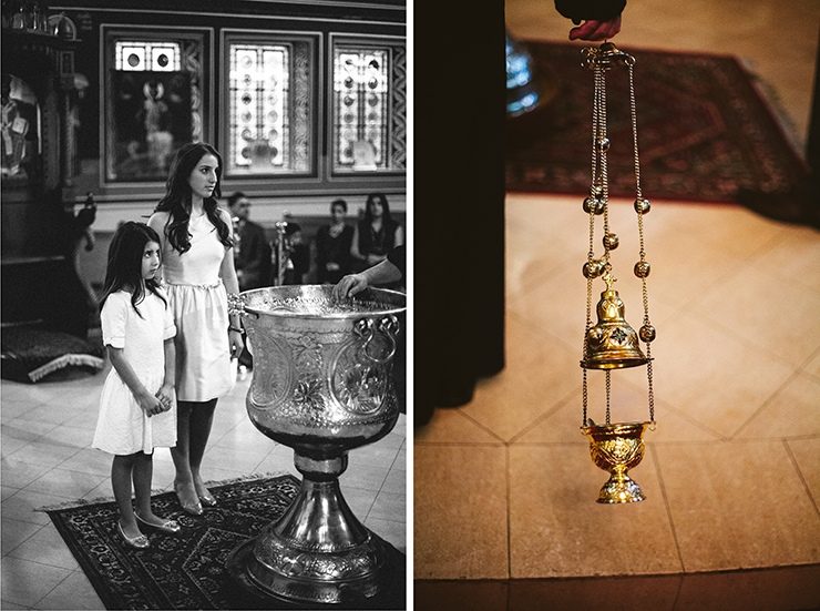 Baptism photography at St. George's Greek Orthodox Church of Toronto