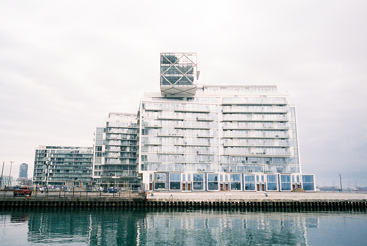 Condos at Toronto Harbourfront Contax G2 Fuji 400H The Find Lab