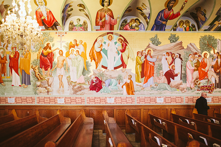 Mural art in St. Clement of Ohrid Church