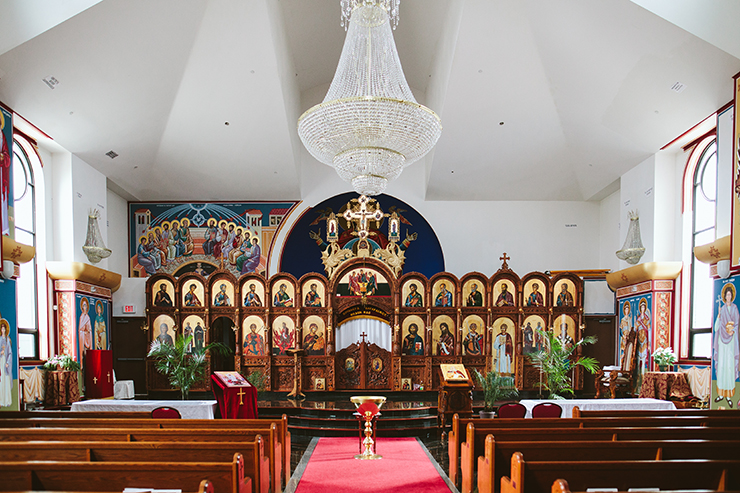 Macedonian Orthodox Church in Toronto Baptism photography