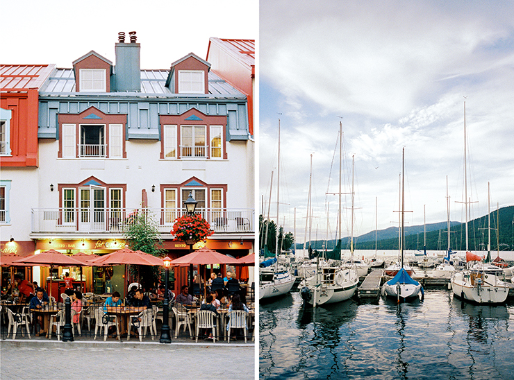 mont-tremblant-village-and-boats-in-marina-on-lac-tremblant-on-35mm-film