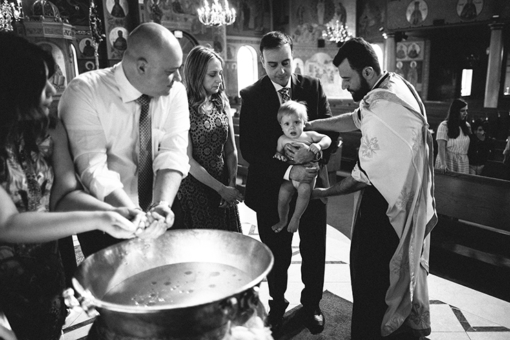 Toronto Greek Orthodox Baptism photographers