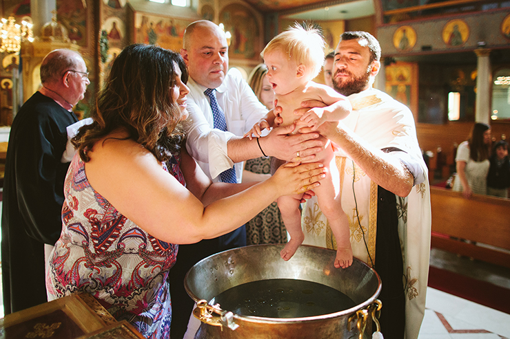 Toronto St. Nicholas Greek Orthodox Church Baptism photographer