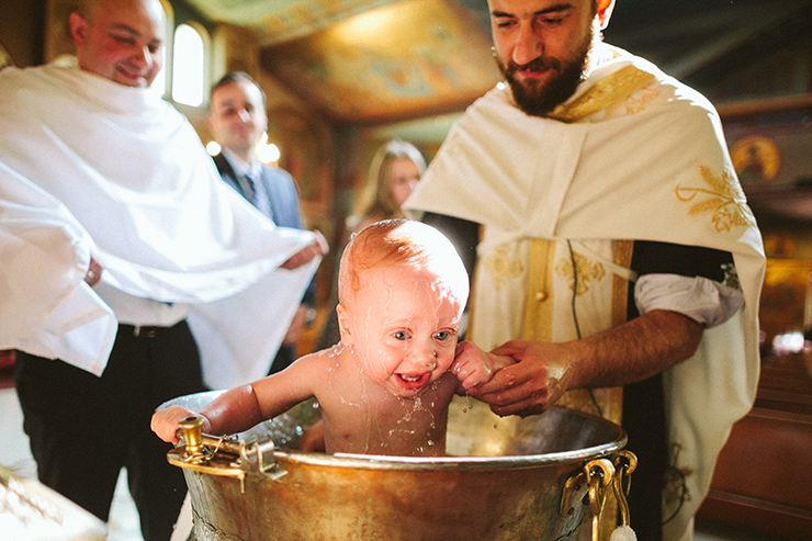 Best Toronto St. Nicholas Greek Orthodox Church Baptism photography