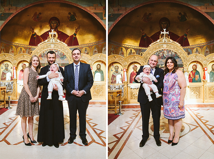 Baptism family portraits by Toronto photographer