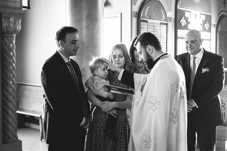 Toronto Orthodox Baptism photography