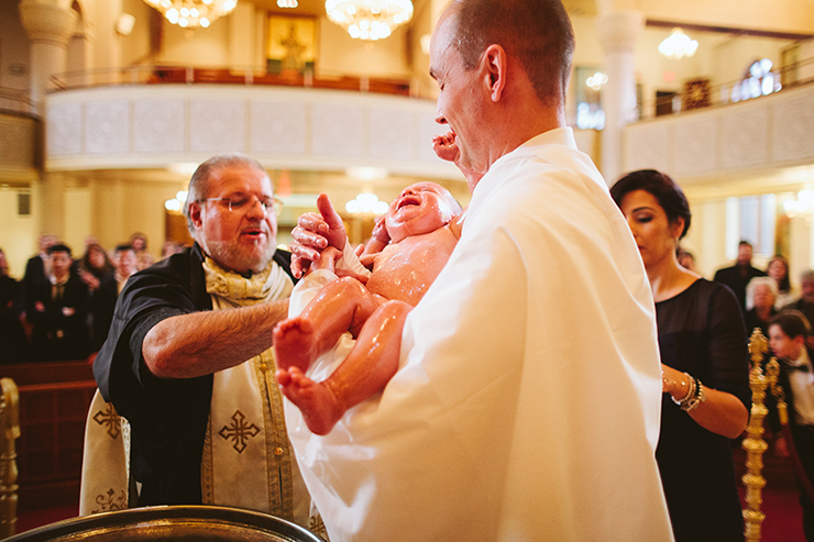 Greek Orthodox Baptism Photography in Toronto