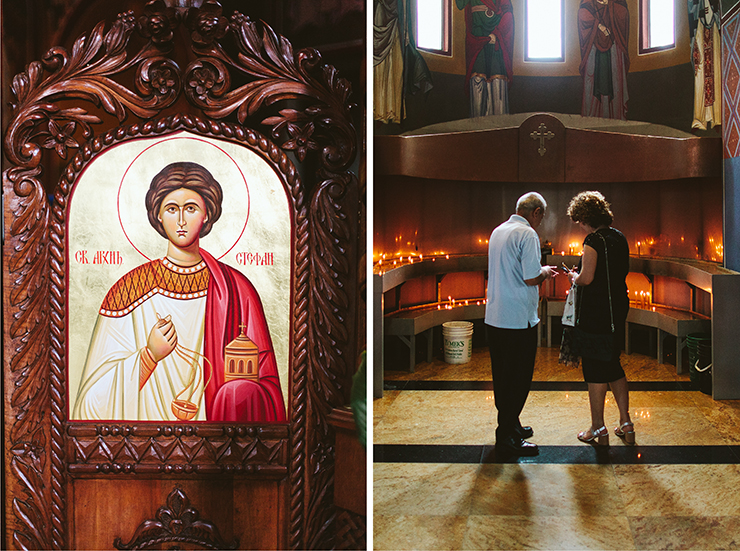 Orthodox Church details Toronto Baptism photography