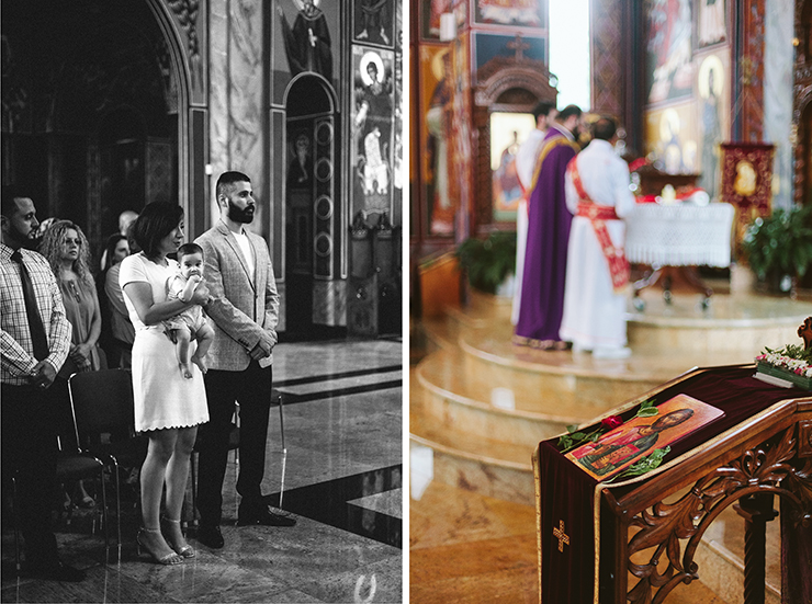 Toronto Documentary Orthodox Baptism photographer