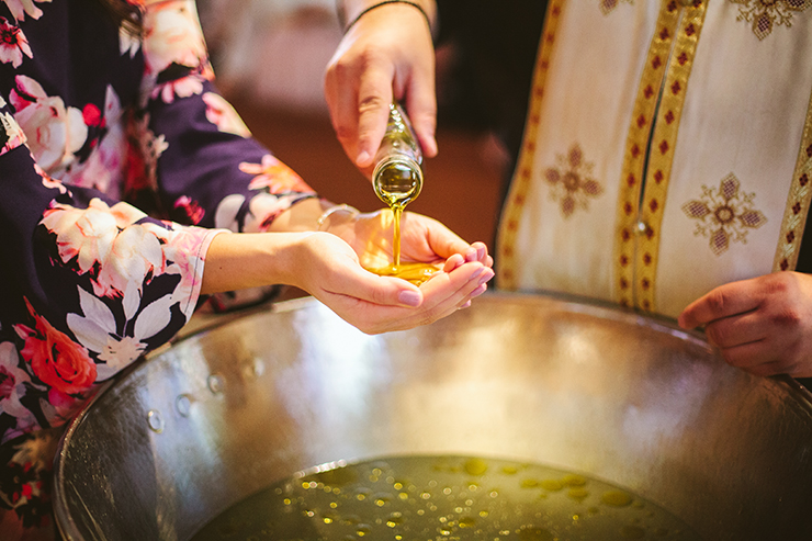 Toronto Documentary Orthodox Baptism photographer