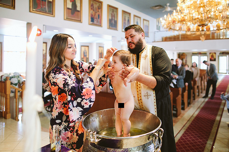 Greek Baptism photographer in Toronto