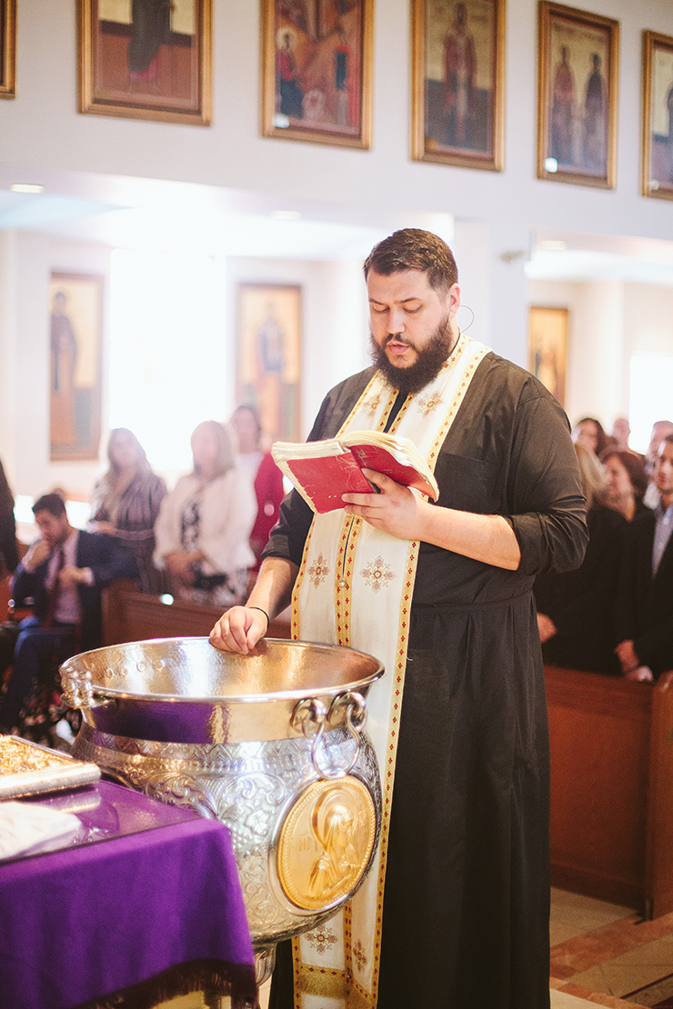 Priest at Greek Orthodox Church in Toronto