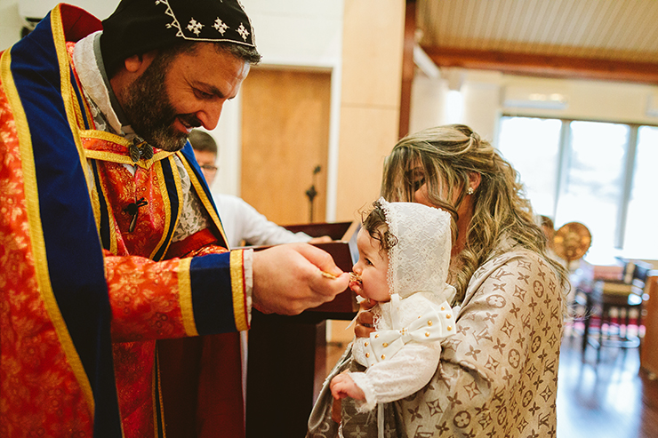 Syrian Orthodox Baptism photographer in Toronto