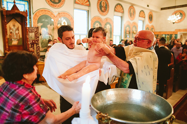Toronto Greek Orthodox Baptism Photographer