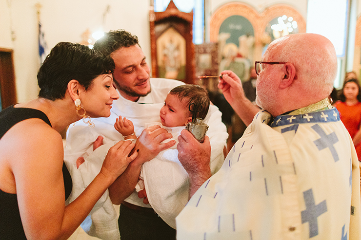 Toronto Greek Orthodox Baptism Photography
