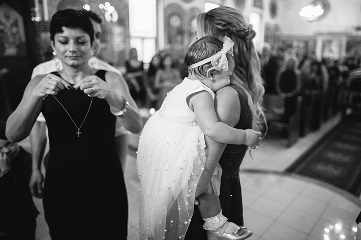 Documentary Toronto Greek Orthodox Baptism Photographer