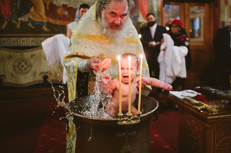 Holy Trinity Russian Orthodox Baptism Photographer