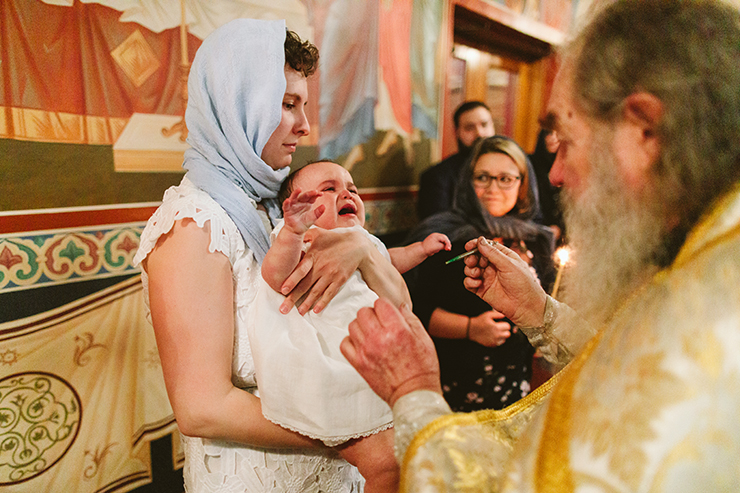 Holy Trinity Russian Orthodox Baptism Photography
