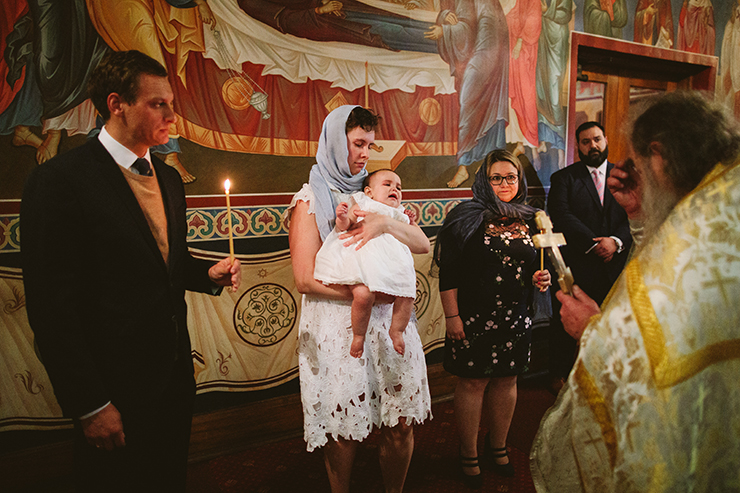 Russian Orthodox Baptism Photographer