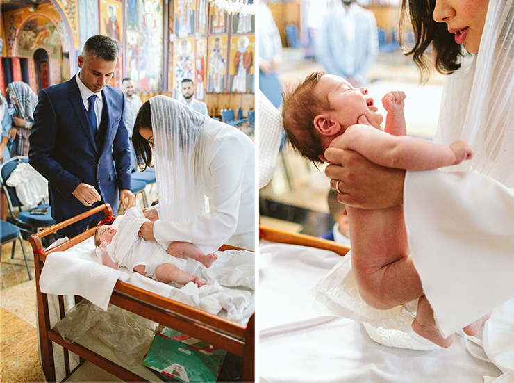 Documentary Orthodox Baptism photography
