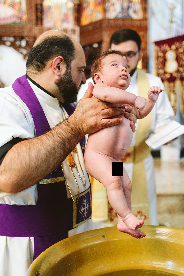 Baptism photo by Toronto Photographer