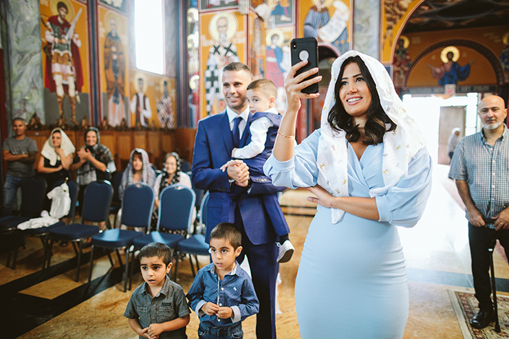 Toronto Documentary Orthodox Baptism photography
